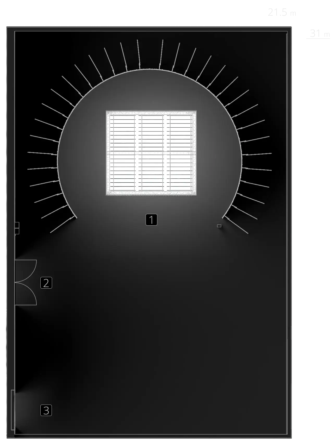 Studio 5 floor plan diagram